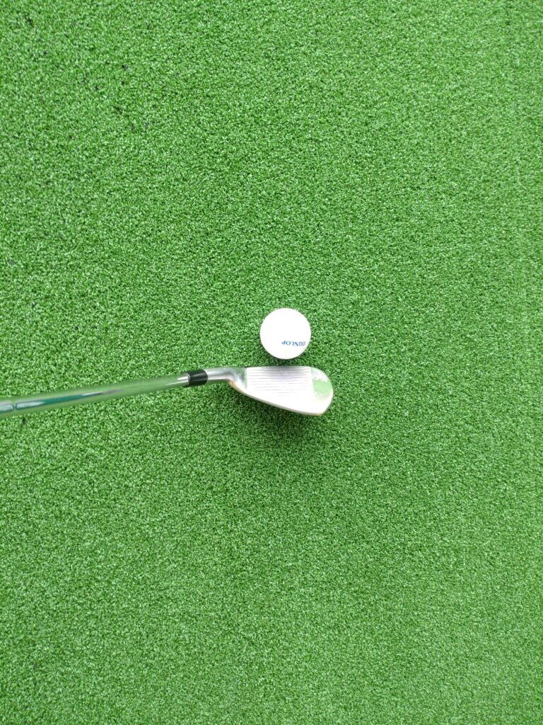 フェースが開いた状態